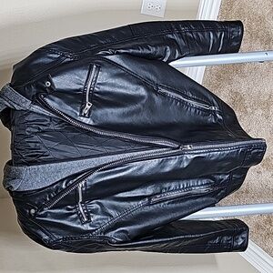 Leather Jacket Guess XL